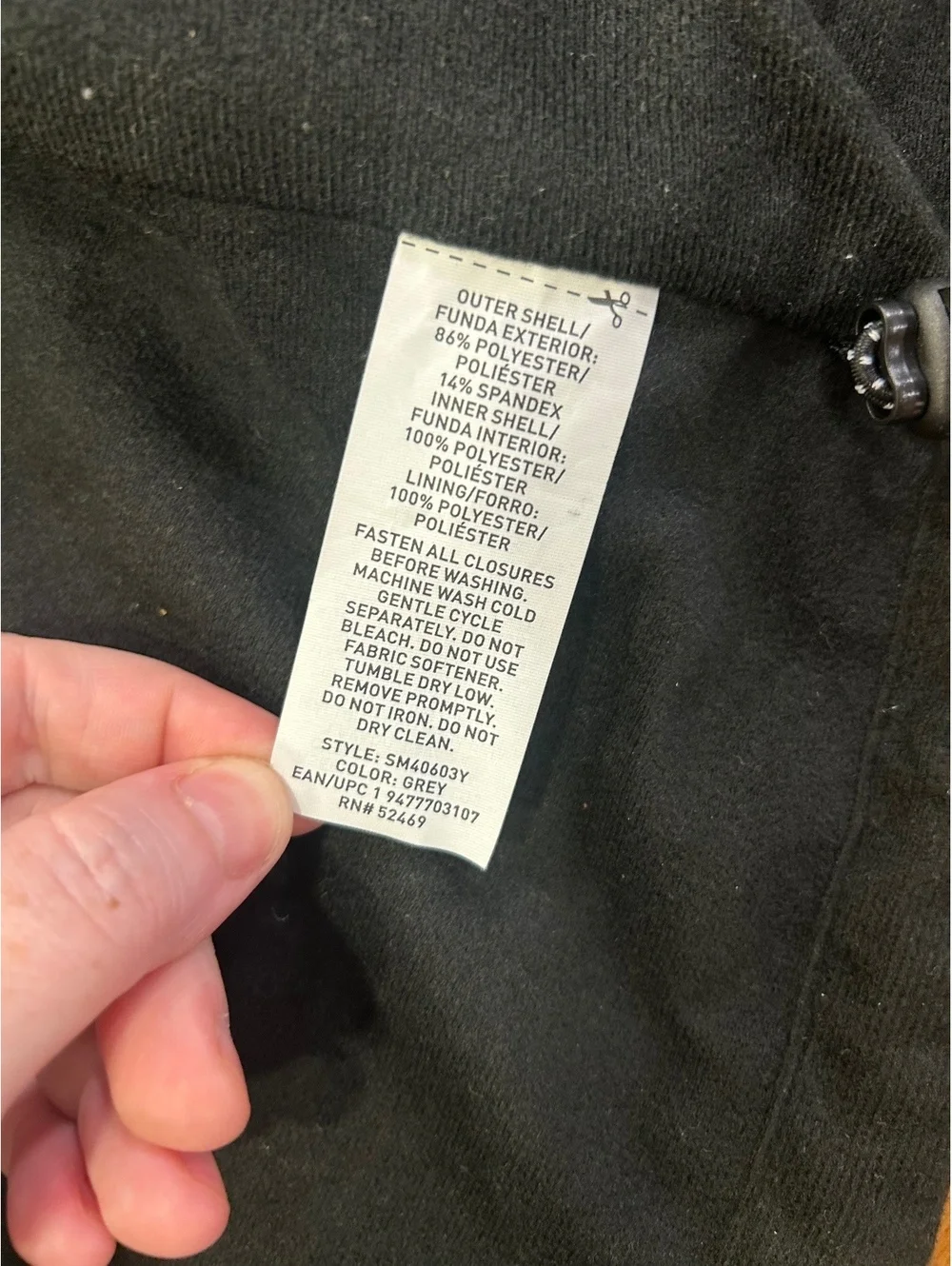 SwissTech Grey Softshell Jacket Size S